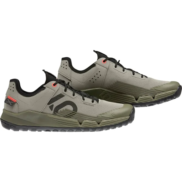 Five Ten 5.10 Trailcross LT Grey, Mens Sneakers, Size US 16 - Color Feather Grey - Core Black - Signal Coral