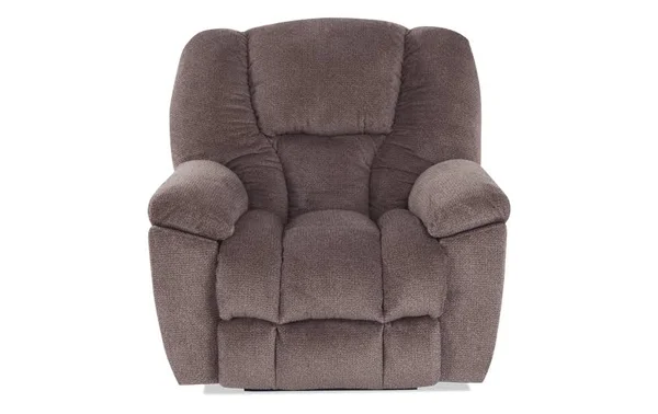 Falcon Power Recliner with Power Headrest in Beige - Memory Foam, USB Port, Transitional Recliners Polyester by Bob&s Discount