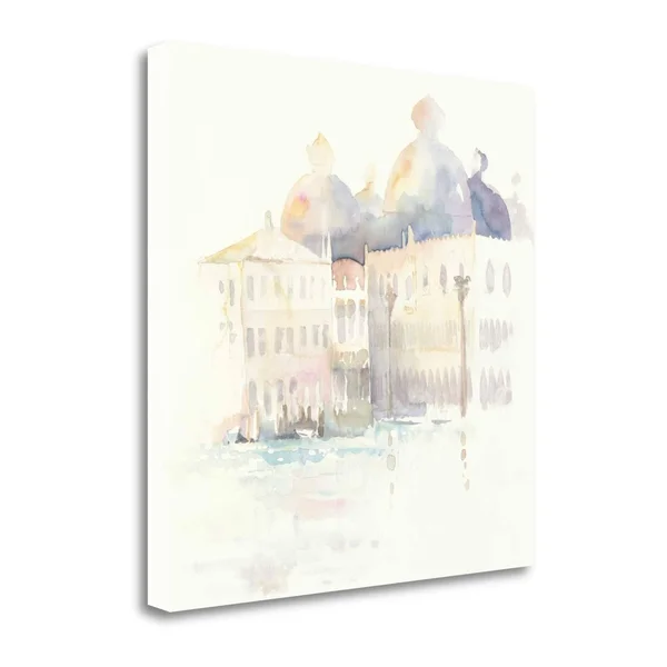 25x22 x 25x22 Venice Evening Square Giclee Print on Gallery Wrap Canvas