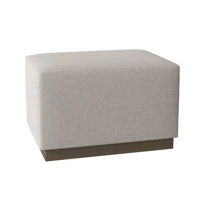 Merino 28x22 Rectangle Cocktail Ottoman Bernhardt Body Fabric: 5533-011 - Leg Color: Portobello