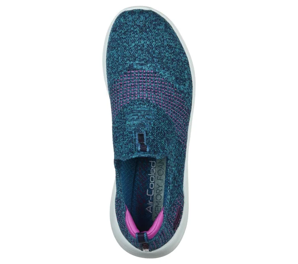 Skechers Women's Ultra Flex 2.0 Pretty Dazzling Slip-On - Navy/Purple