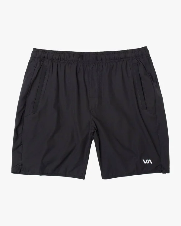 RVCA Men's Yogger Stretch Short, Black, M
