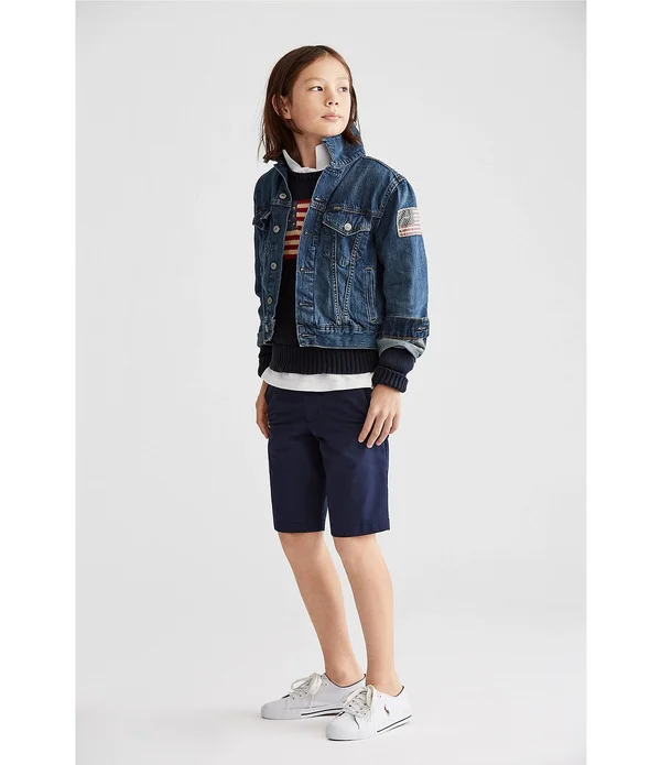 Polo Ralph Lauren Big Boys Denim Cotton Trucker Jacket - Gordon Wash