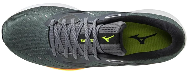 Mizuno Men's Wave Rider 24 Safety Yellow-Nimbus Cloud - 13