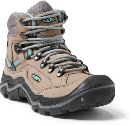 Keen Women's Durand II Mid Waterproof Boot - 5.5 - Grey Flannel, Steel Grey