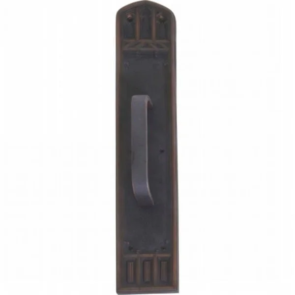 Camp USA Oxford Pull Plate with Traditional Pull - Venetian Bronze Finish - 3.38 x 18 in. CA979346