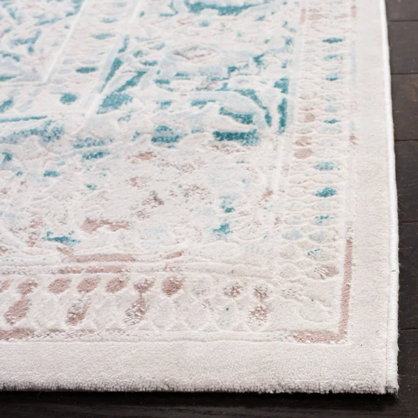 Safavieh Passion PAS405B 2&2x22 x 6&0x22 Runner Turquoise - Ivory Area Rug