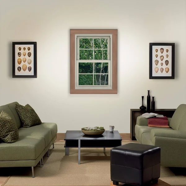 JELD-WEN V-2500 Vinyl Double Pane Annealed New Construction Double Hung Window (Rough Opening: 26-in x 36-in; Actual: 25.5-in x