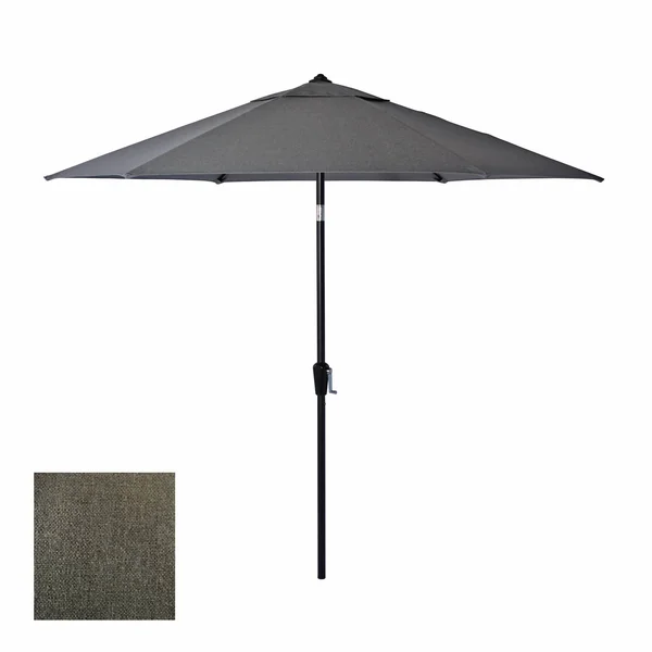Living Accents 8048173 9 ft. Camas Tiltable Patio Umbrella Brown