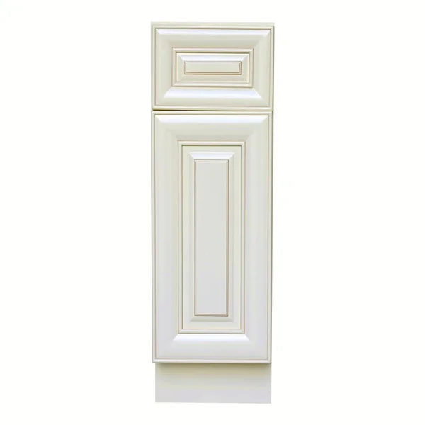 Plywell Ready to Assemble 21x34.5x24 in. Base Cabinet with 1 Door and 1 Drawer in Antique White