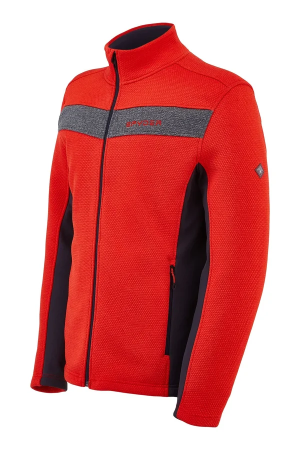 Spyder Encore Full Zip Fleece Jacket Men's - Black, 3XL
