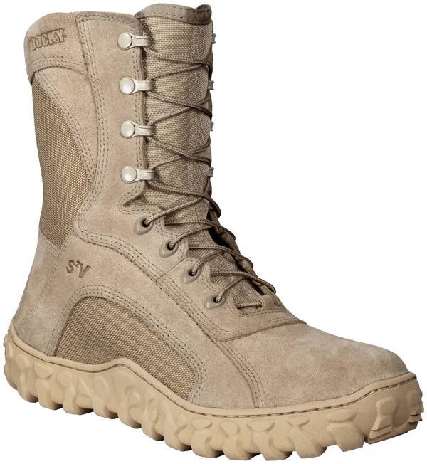 Rocky Tactical Boots Mens S2V GTX Waterproof Desert Tan Fq00101-1 - Beige