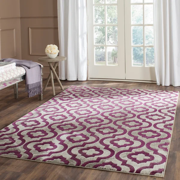 Safavieh Porcello PRL7734E 6&7x22 x 6&7x22 Square Grey - Ivory Area Rug