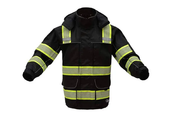 Onyx 3-in-1 Performance Winter Parka Jacket with Reflective Tape - Black, 4X-Large, Brite Safety