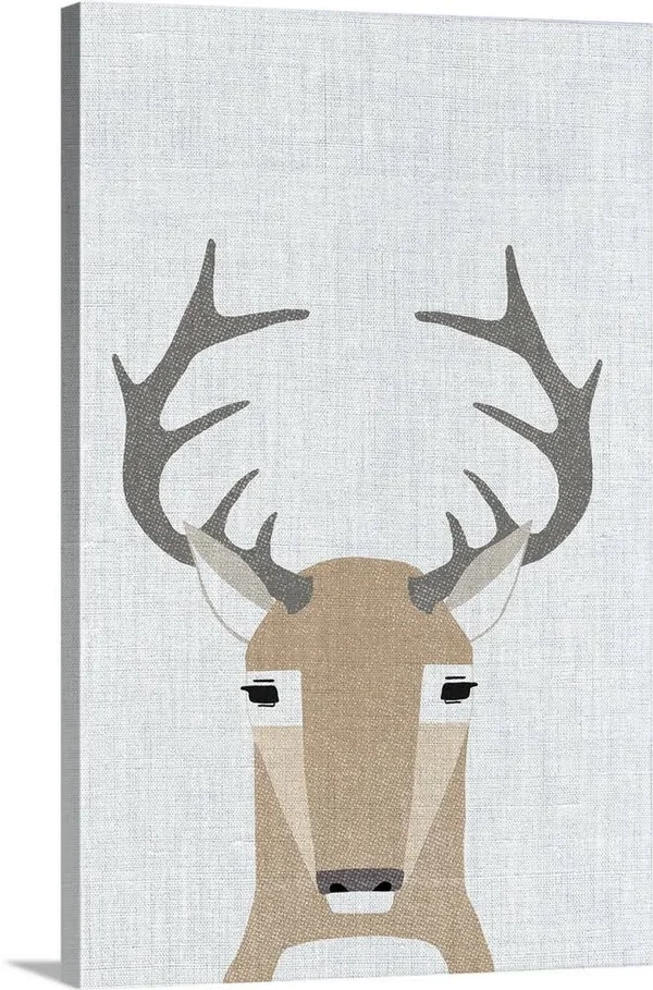 Whitetail Deer, Canvas Wall Art, 20x30, Great Big Canvas