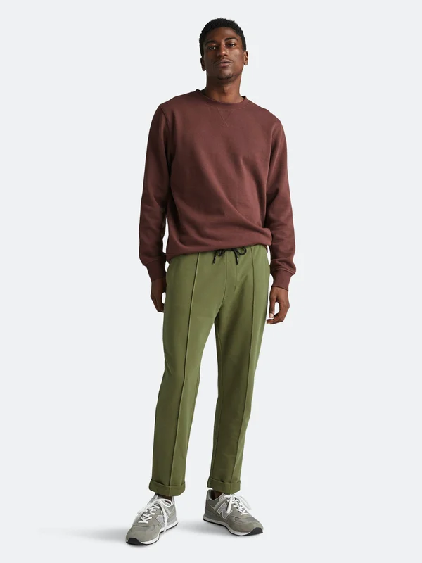 Richer Poorer Men's Casual Terry Pants - Green - Size x Large