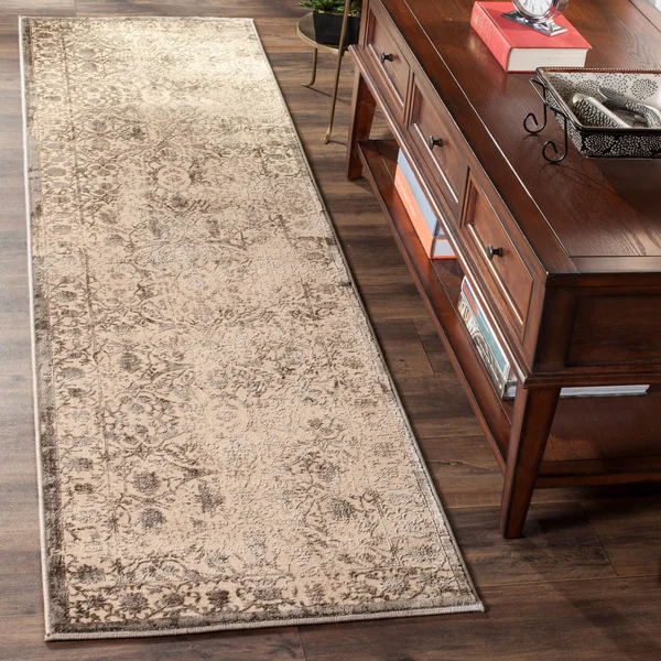 Safavieh Brilliance Cream & Grey 2&-2x22 x 8& Rug