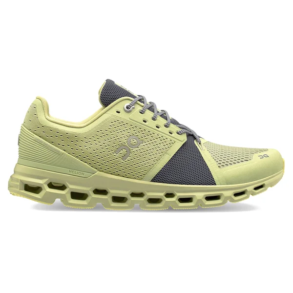on Cloudstratus Running Shoe - Men's Pistachio/Grey - 8.5