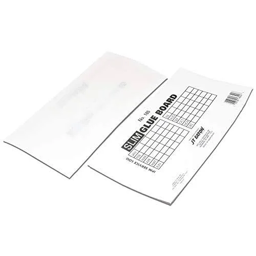 JT Eaton 185 Slim Glue Board for Rats - Mice & Insects, 11-1/16 Le...