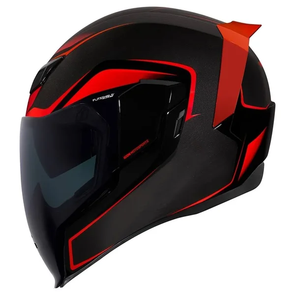 Icon Airflite Crosslink Full Face Helmet - Red - Size: Small