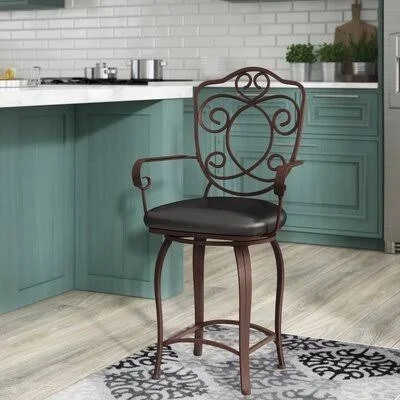 Hebb Swivel Bar & Counter Stool Astoria Grand Seat Height: Counter Stool (24x22 Seat Height)