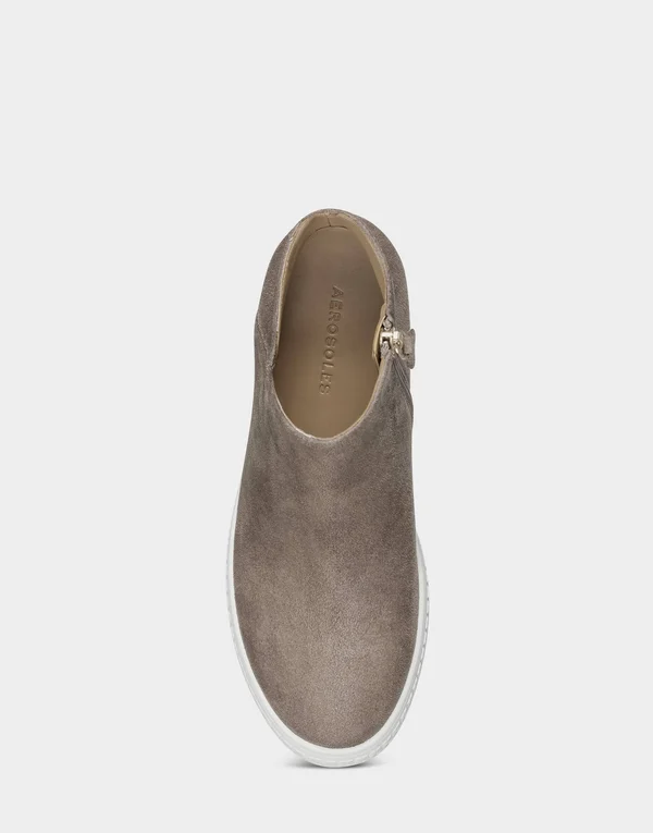 Women's Aerosoles Zirah Wedge Bootie - Taupe - Size 8