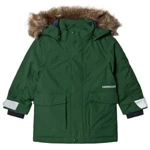 Didriksons - Kids - Kure Kids 3 Puffer Jacket Leaf - Parkas, Green