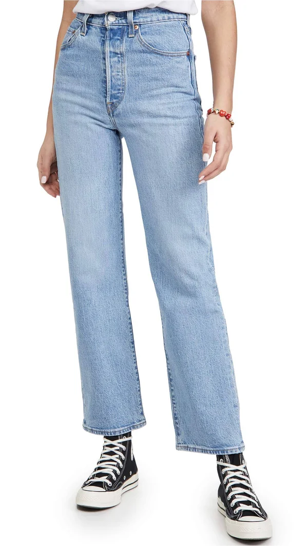 Levi&s Women's Premium Ribcage Straight Ankle Jeans