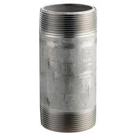 SS 304/304L Schedule 40 Seamless Pipe Nipple 3/4x4-1/2 NPT Male - Pkg Qty 14 4212-450