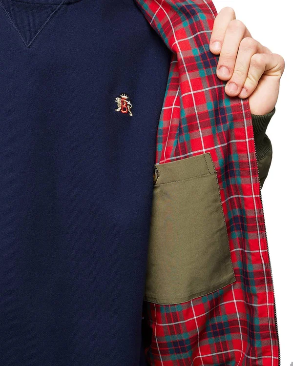 Baracuta Men's Harrington Bomber Jacket - Green - Size 38/M - Army