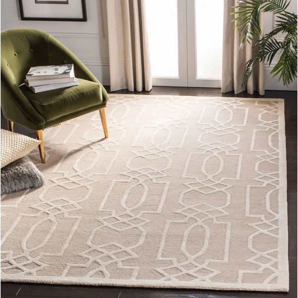 Safavieh Bella BEL138C Sand, Ivory Rug 4&x 6& Rectangle