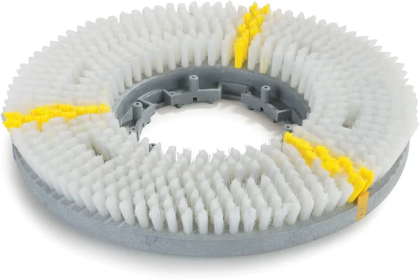 Carlisle 3618VWH EZ Snap 18x22 White Value Rotary Daily Cleaning Brush