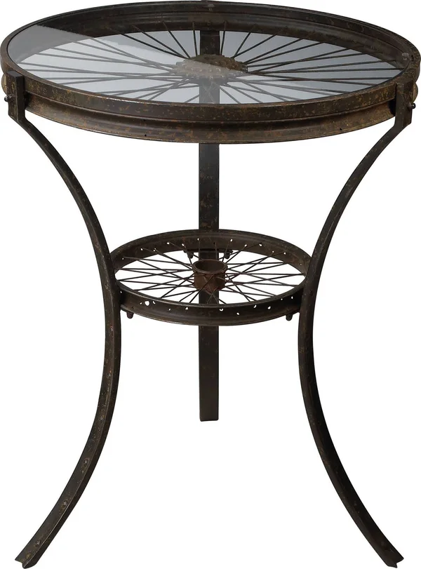 Sterling Industrial Style Side Table 129-1011