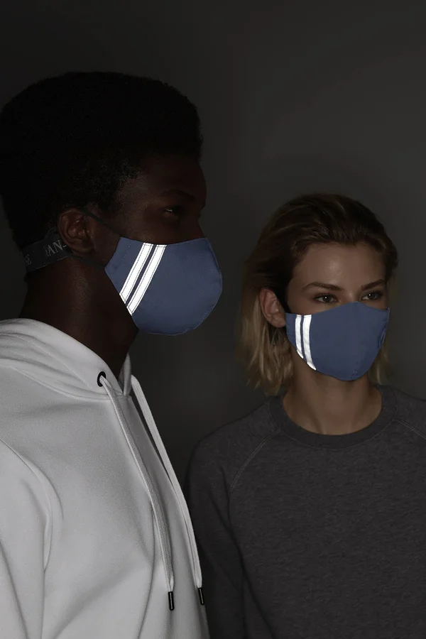Canada Goose Black Disc Face Mask (Men, Light Blue, S/M)