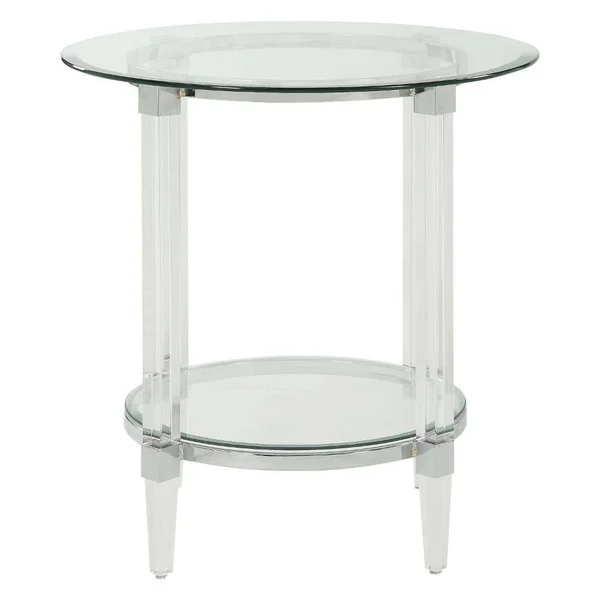 Acme Elvira End Table Antique Espresso