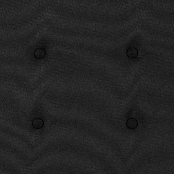 Bristol Metal Tufted Upholstered Headboard Fabric Twin Size, Black