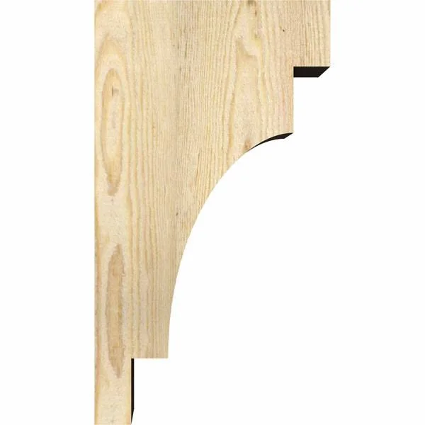 6x22W x 10x22D x 18x22H Mediterranean Rough Sawn Corbel - Douglas Fir