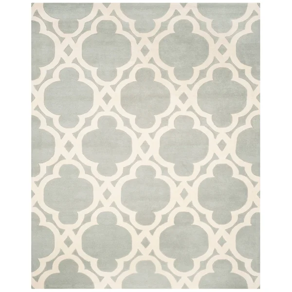 Safavieh 2&-3x22 x 7& Chatham CHT762C Dark Blue, Ivory Rug