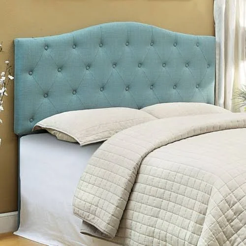 Furniture of America Stylish Button Tufted Penka Headboard - Beige
