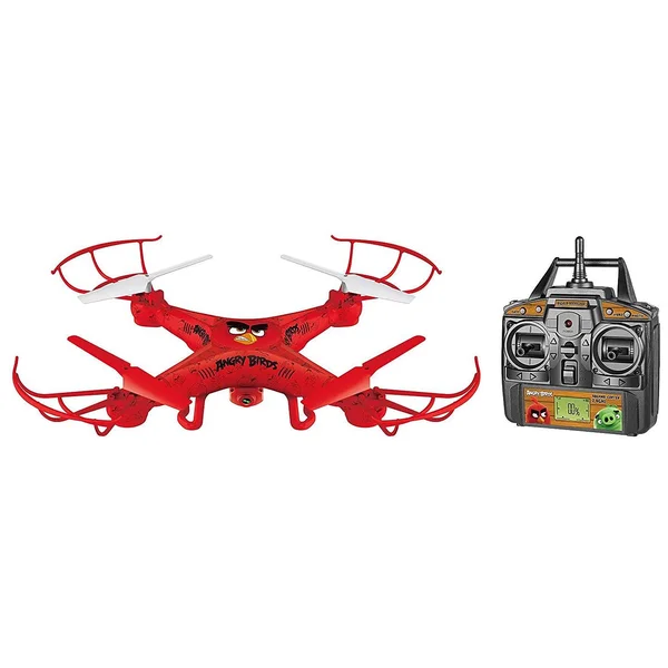 Angry Birds Licensed Red Squak-Copter 4.5CH 2.4GHz RC Camera Drone - World Tech Toys