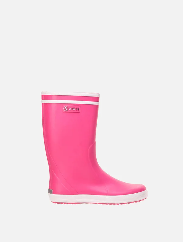 Aigle Child Lolly Pop Pink Rubber Wellingtons Boots