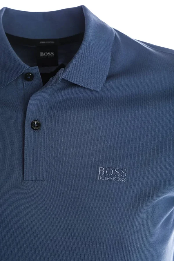 Boss Pallas Polo Shirt in Cadet Blue