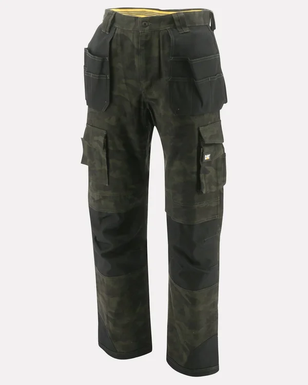 Caterpillar Men's Trademark Trousers, C172, Night Camo