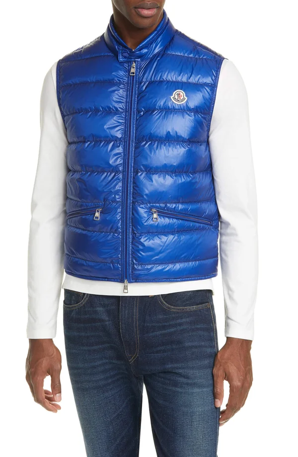 Moncler Navy Down Gui Vest