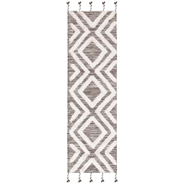 Safavieh Kenya Rug Collection KNY331Z - Black, Ivory - 4& x 6&
