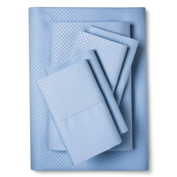 Natalia Cavalletto 6 Piece Sheet Set - Size: King, Blue