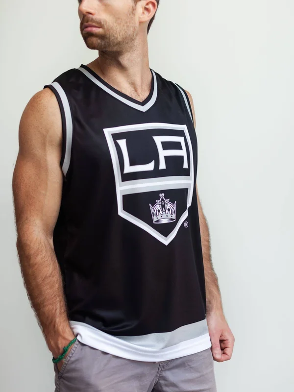 Los Angeles Kings Hockey Tank M, Black, Polyester