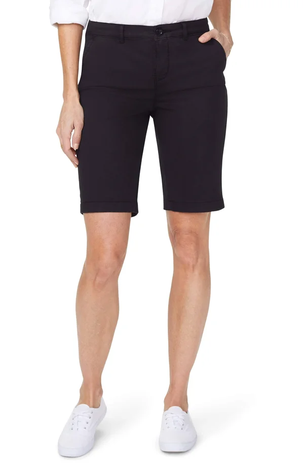 Nydj Women's Bermuda Shorts in Black - Regular, Size: 00