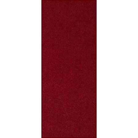 Home Queen Solid Burgundy Color Custom Size Runner 2& x 34& - Area Rug - Red