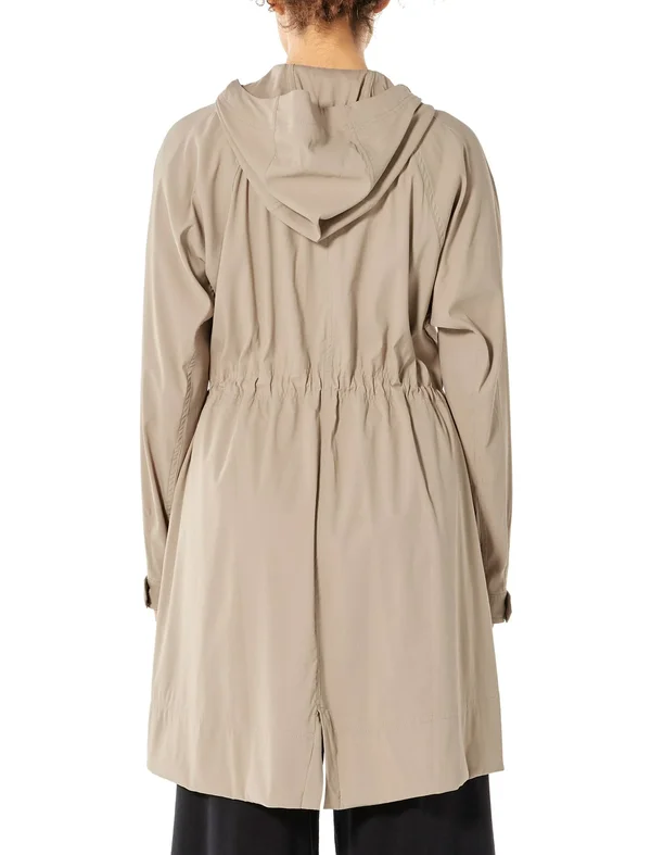 Icebreaker Women's Briar Hooded Zip Parka - Medium - British Tan